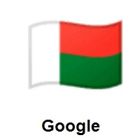 Flag of Madagascar on Google Android