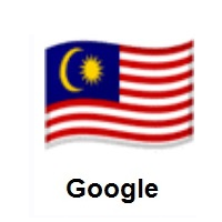 Flag of Malaysia on Google Android