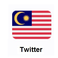 Flag of Malaysia on Twitter Twemoji