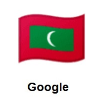 Flag of Maldives on Google Android