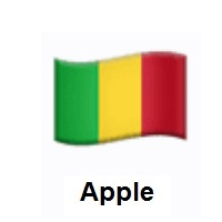 Flag of Mali on Apple iOS