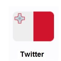 Flag of Malta on Twitter Twemoji