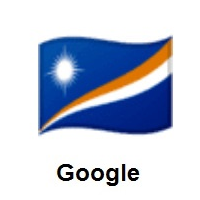 Flag of Marshall Islands on Google Android