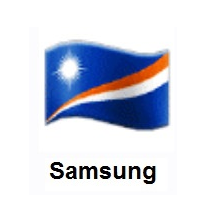 Flag of Marshall Islands on Samsung