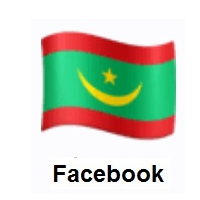Flag of Mauritania on Facebook