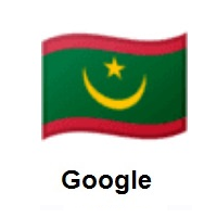 Flag of Mauritania on Google Android