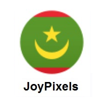 Flag of Mauritania on JoyPixels