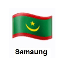 Flag of Mauritania on Samsung