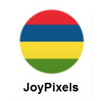 Flag of Mauritius on JoyPixels