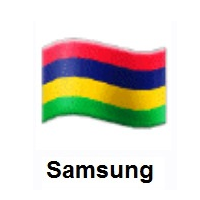 Flag of Mauritius on Samsung