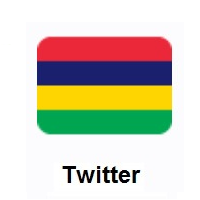 Flag of Mauritius on Twitter Twemoji