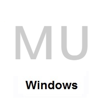 Flag of Mauritius on Microsoft Windows