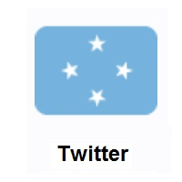 Flag of Micronesia on Twitter Twemoji