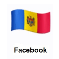Flag of Moldova on Facebook