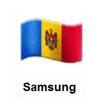 Flag of Moldova on Samsung