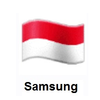 Flag of Monaco on Samsung