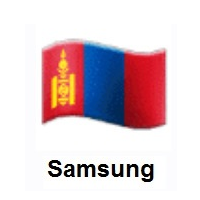 Flag of Mongolia on Samsung