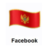 Flag of Montenegro on Facebook