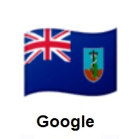 Flag of Montserrat on Google Android