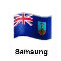 Flag of Montserrat on Samsung