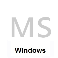 Flag of Montserrat on Microsoft Windows