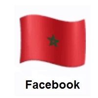 Flag of Morocco on Facebook