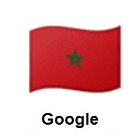 Flag of Morocco on Google Android