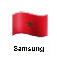 Flag of Morocco on Samsung