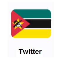 Flag of Mozambique on Twitter Twemoji