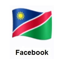 Flag of Namibia on Facebook
