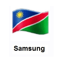 Flag of Namibia on Samsung