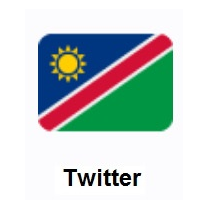 Flag of Namibia on Twitter Twemoji