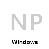 Flag of Nepal on Microsoft Windows