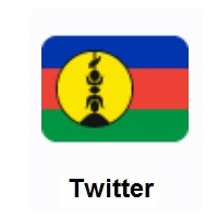 Flag of New Caledonia on Twitter Twemoji