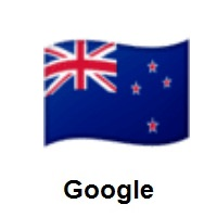 Flag of New Zealand on Google Android