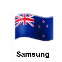 Flag of New Zealand on Samsung