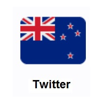 Flag of New Zealand on Twitter Twemoji