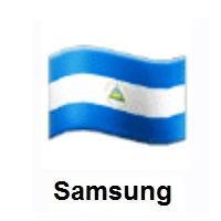 Flag of Nicaragua on Samsung
