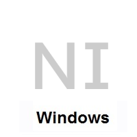 Flag of Nicaragua on Microsoft Windows