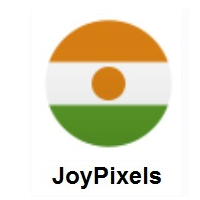 Flag of Niger on JoyPixels