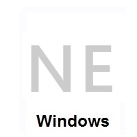 Flag of Niger on Microsoft Windows