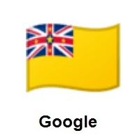 Flag of Niue on Google Android