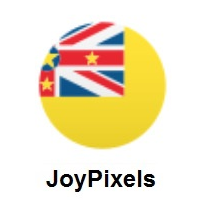 Flag of Niue on JoyPixels