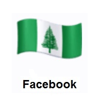 Flag of Norfolk Island on Facebook
