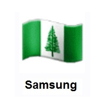 Flag of Norfolk Island on Samsung