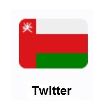 Flag of Oman on Twitter Twemoji