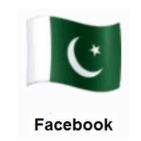 Flag of Pakistan on Facebook