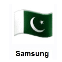 Flag of Pakistan on Samsung
