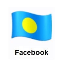 Flag of Palau on Facebook