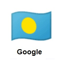 Flag of Palau on Google Android